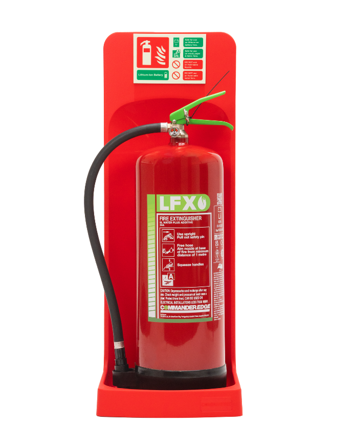 LFX Fire Extinguisher and Commander Stand Bundle
