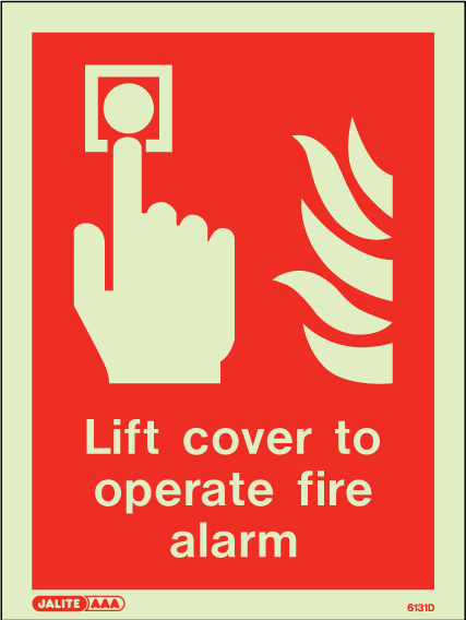 150 x 200mm-Lift Cover to Operate Fire Alarm