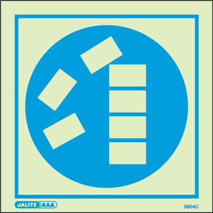200 x 200mm-Stack Goods Correctly Symbol