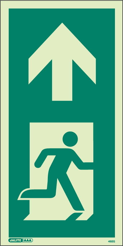 150 x 300mm-Way Guidance Up Arrow Portrait