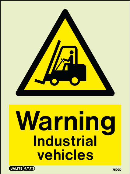 150 x 200mm-Warning Industrial Vehicles