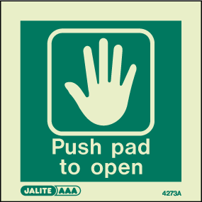100 x 100mm-Push Pad to Open