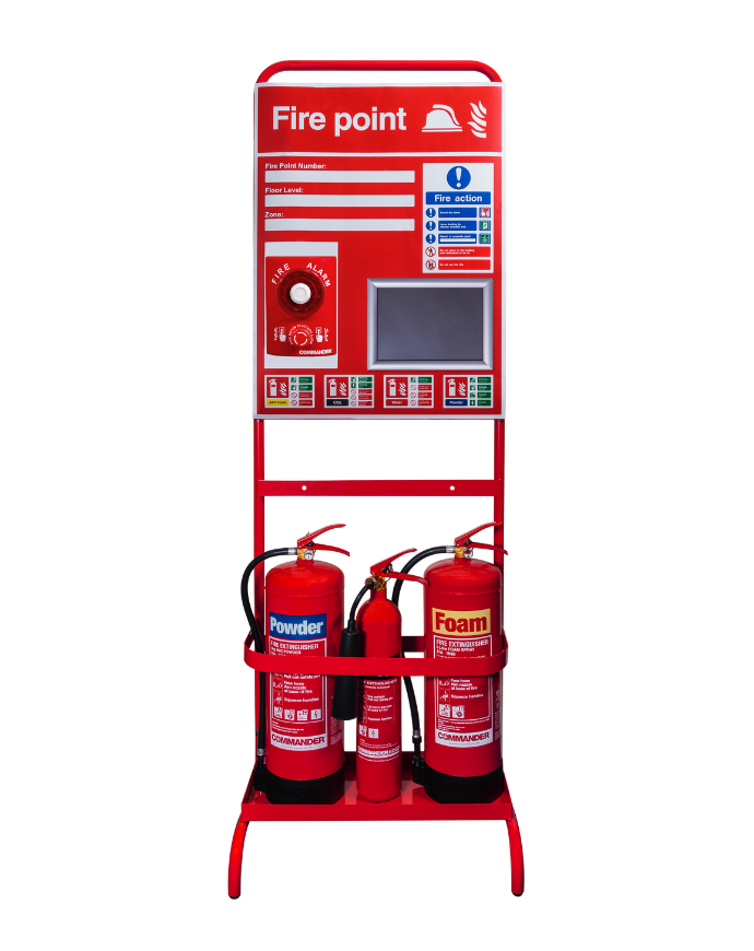 Bundle 1-Flat-pack Construction Fire Point Stand Bundle