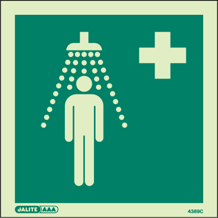 150 x 150mm-Emergency Shower Logo