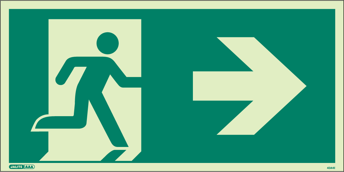 200 x 400mm-Way Guidance Right Arrow