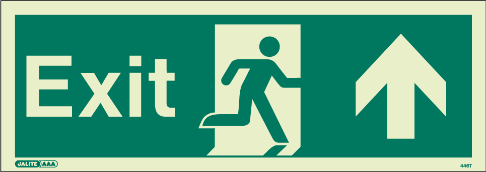 150 x 400mm-Exit Up Arrow