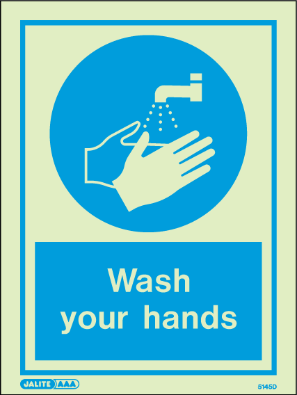 150 x 200mm-Wash Your Hands