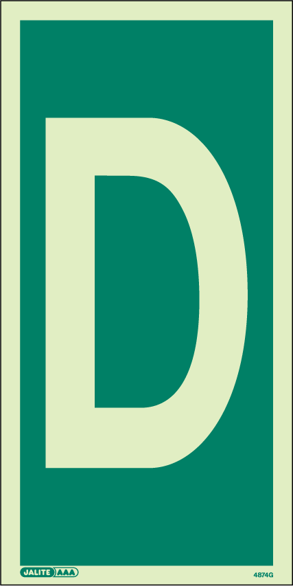 150 x 300mm-Assembly Area Letter D