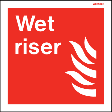 150 x 150mm-Wet Riser White Rigid PVC