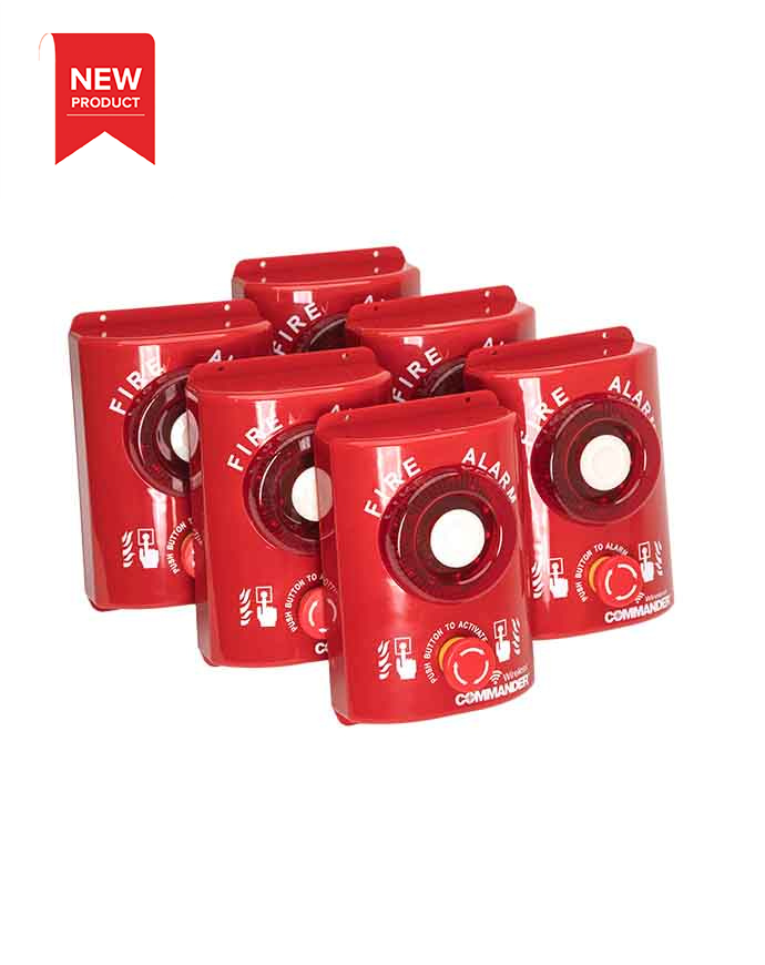 Wireless Bundle x 6-Commander Wireless Site Alarm Bundle