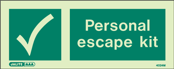 80 x 200mm-Personal Escape Kit