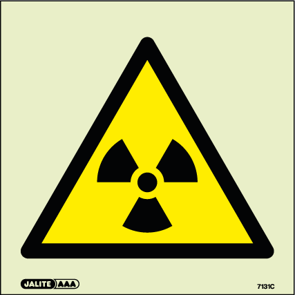 200 x 200mm-Warning Radioactive Symbol
