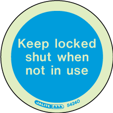 80mm diameter-Keep Locked Shut When Not in Use
