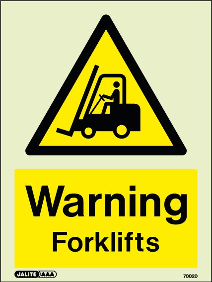 150 x 200mm-Warning Forklifts