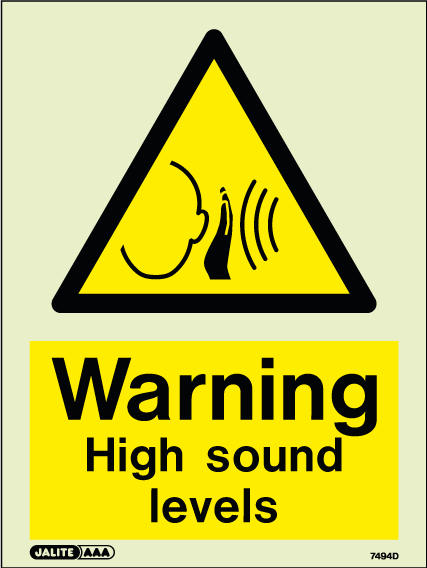 150 x 200mm-Warning High Sound Levels