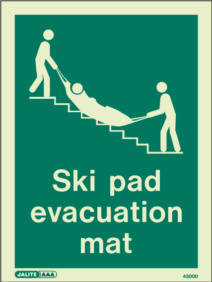 150 x 200mm-Ski Pad Evacuation Mat