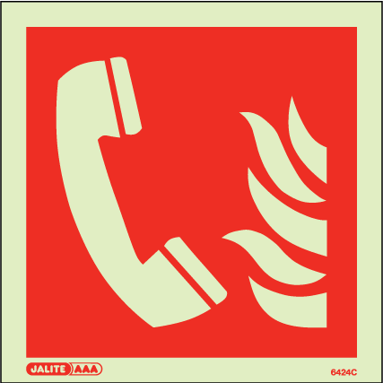 150 x 150mm-Fire Telephone Symbol