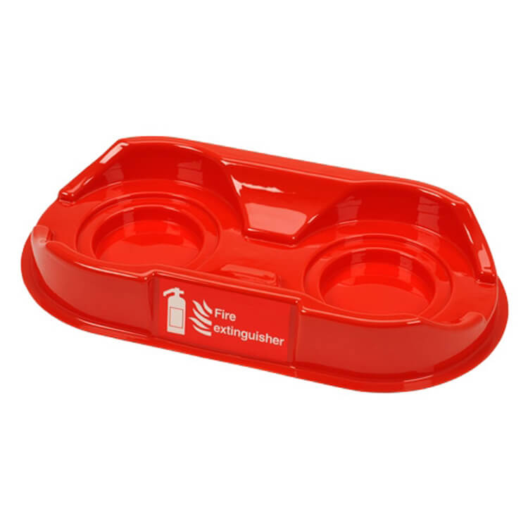 Double - Grey-Universal Fire Extinguisher Point