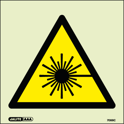 150 x 150mm-Warning Laser Symbol