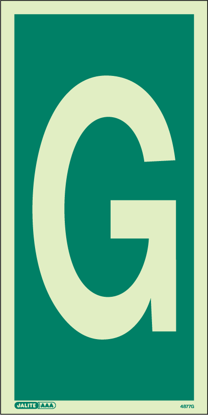 150 x 300mm-Assembly Area Letter G