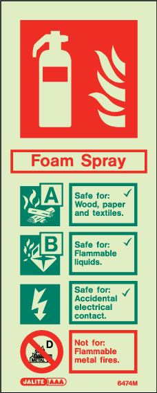 80 x 200mm-Foam Spray Special Application Identification Portrait