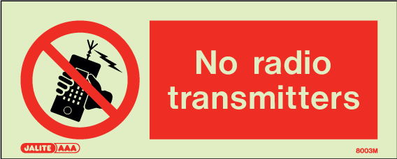 80 x 200mm-No Radio Transmitters