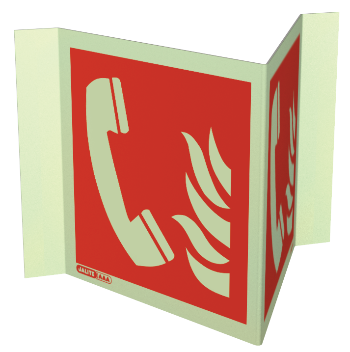 200 x 200mm-Fire Telephone Symbol Panoramic