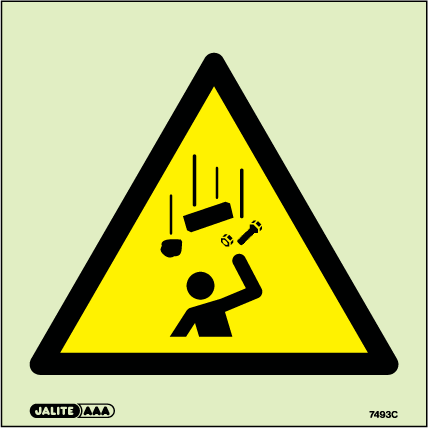 200 x 200mm-Warning Overhead Working Symbol
