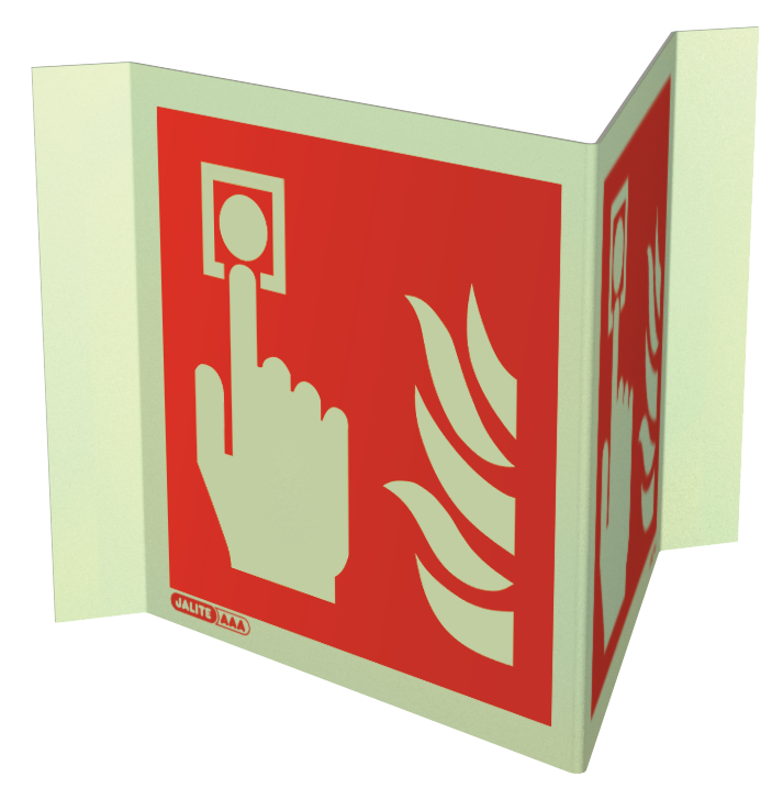 200 x 200mm-Fire Alarm Symbol Panoramic