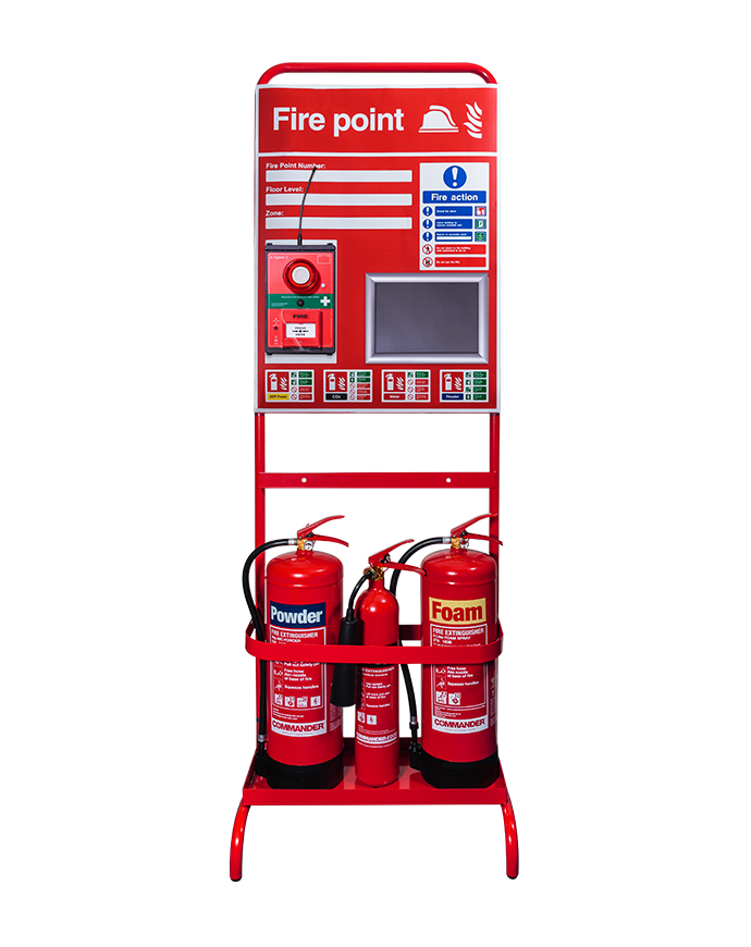 Bundle 2-Flat-pack Construction Fire Point Stand Bundle