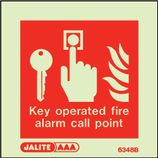 100 x 100mm-Key Operated Fire Alarm Call Point