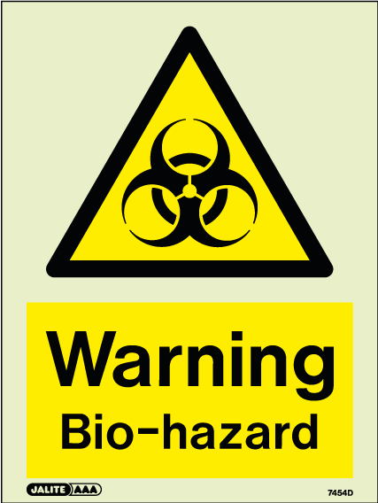 150 x 200mm-Warning Biohazard