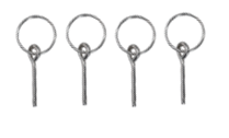 4mm Pin and Ring Assembly for CO2 Fire Extinguishers