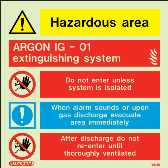 200 x 200mm-ARGON IG 01 Extinguishing System Hazardous Area