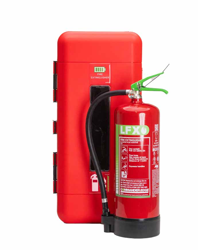 6L - LFX - Single-LFX Fire Extinguisher and Single Cabinet Bundle
