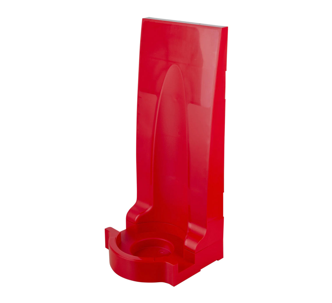 Red-Modular Two-Part Fire Extinguisher Stand