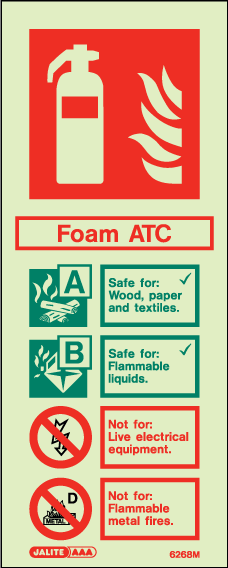 80 x 200mm-Foam ATC Special Application Identification Portrait