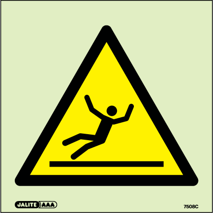 150 x 150mm-Warning Slippery Surface Symbol