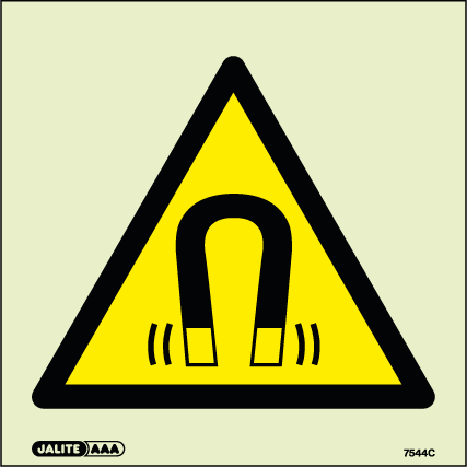 150 x 150mm-Warning Magnetic Field Symbol