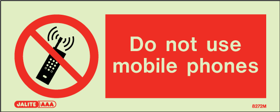 80 x 200mm-Do Not Use Mobile Phones