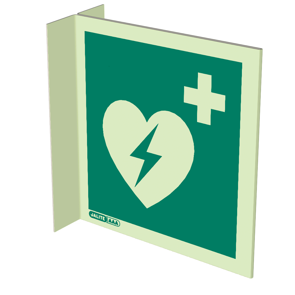 200 x 200mm-Defibrillator Wall Mounted Double Sided