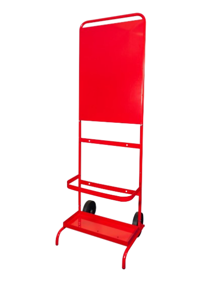 Triple Extinguisher-Flat-Pack Contractor Triple Trolley
