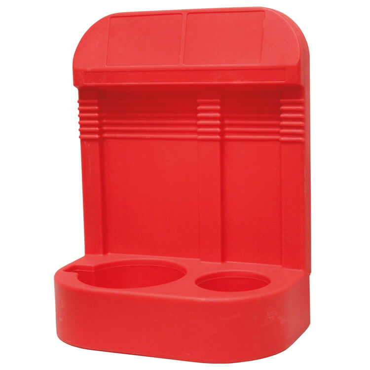 Double - Red-Jonesco Fire Extinguisher Pod Stand