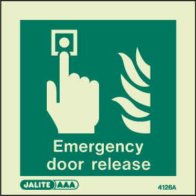 100 x 100mm-Push Button Emergency Door Release Alternate