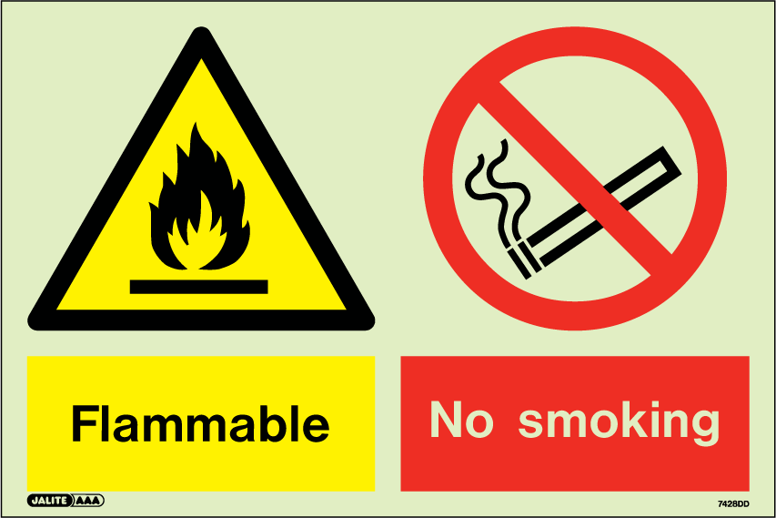 200 x 300mm-Flammable No Smoking