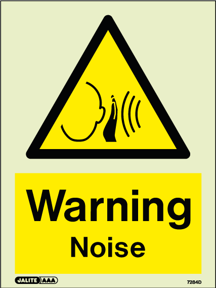 150 x 200mm-Warning Noise