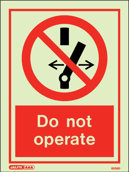 150 x 200mm-Do Not Operate