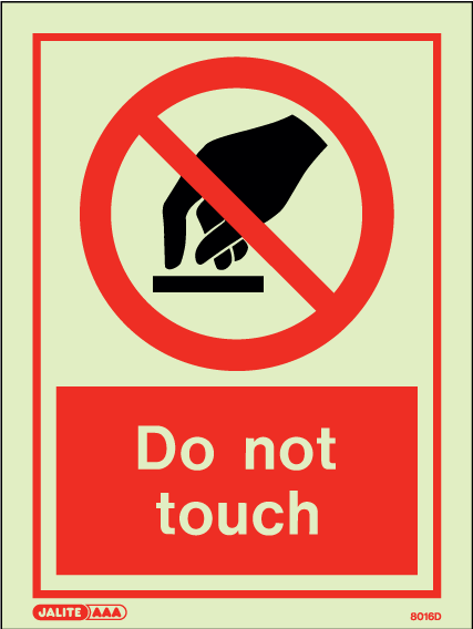 150 x 200mm-Do Not Touch