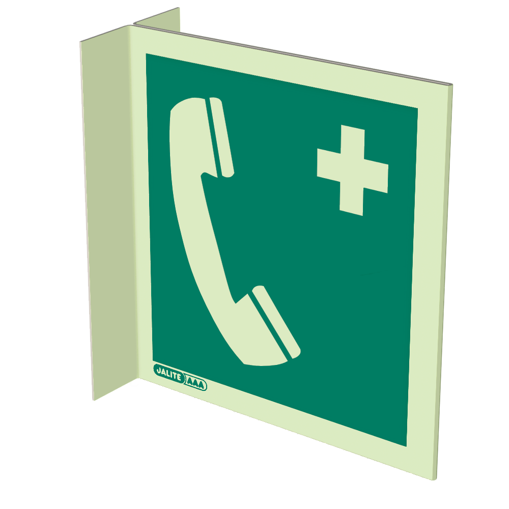 150 x 150mm-Emergency Telephone Wall Mounted Double Sided