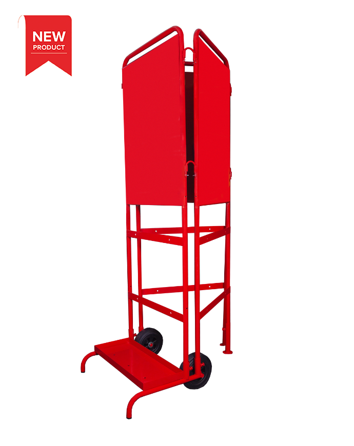 Fire Point Stand with Side Panels-Flat-pack Construction Fire Point Stand